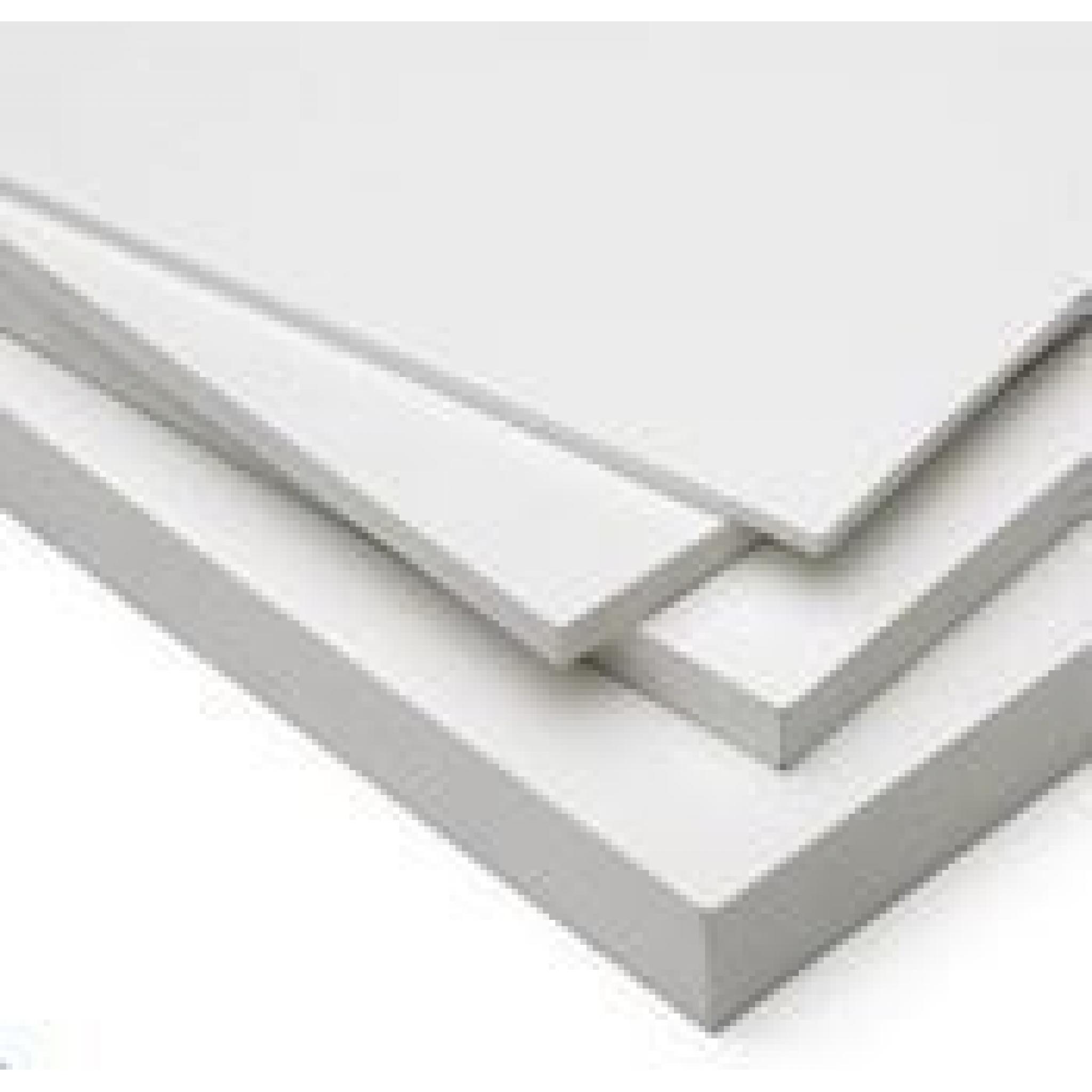 3050 x 2030 x 10mm White Foam PVC Sheet Matt Finish Fast UK Delivery