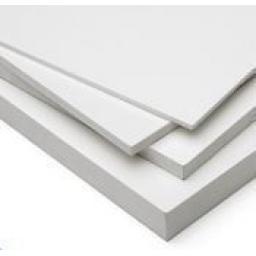 3050mm x 2030mm x 10mm White Foam PVC Sheet - Matt Finish