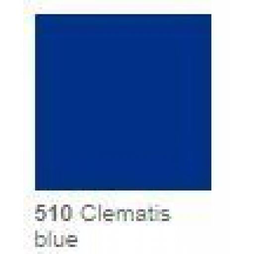 1230mm Wide Clematis Blue Gloss Finish Oracal 751 Cast Sign Vinyl