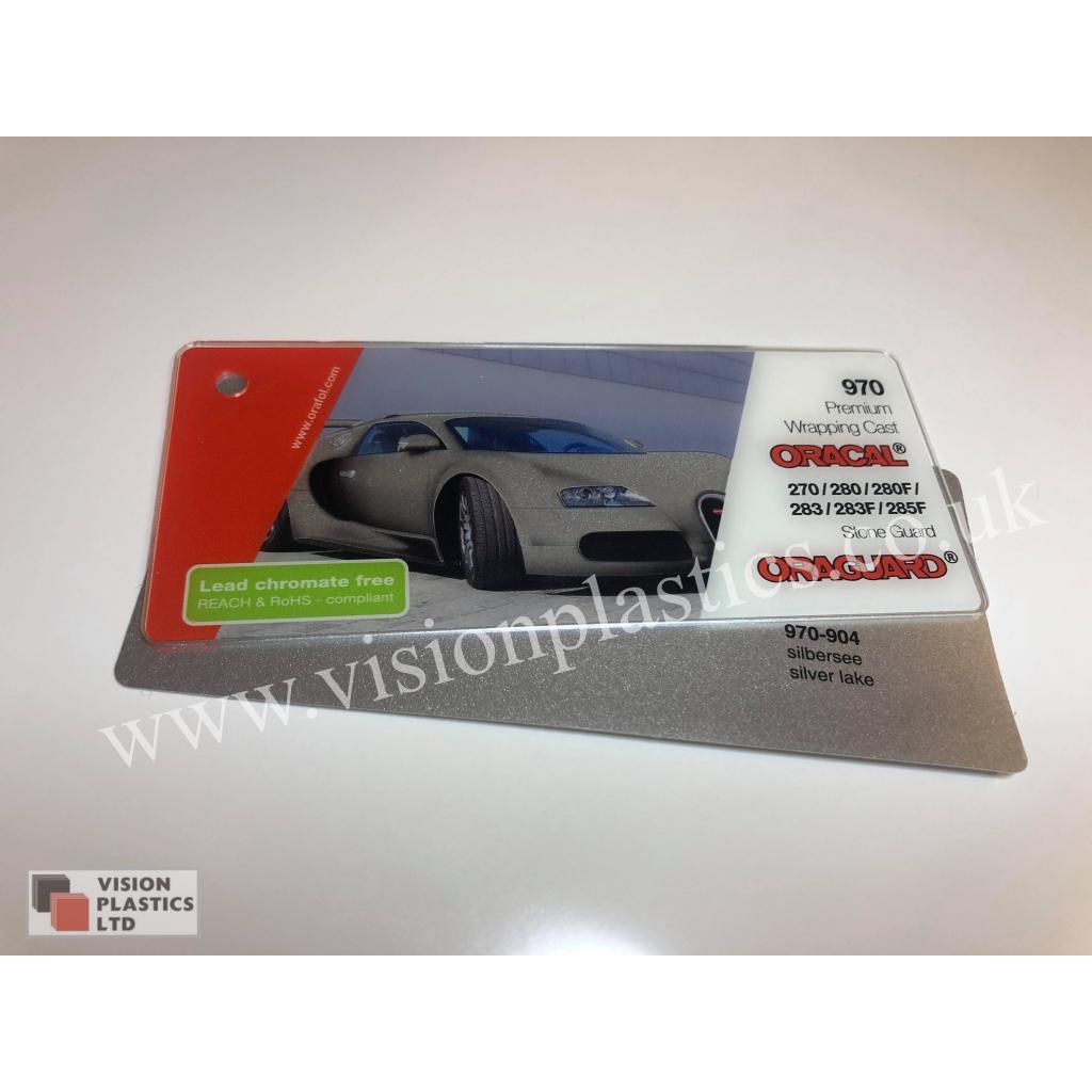 1520mm Wide Oracal 970 Rapid Air Premium Wrapping Cast Vinyl - Silver ...