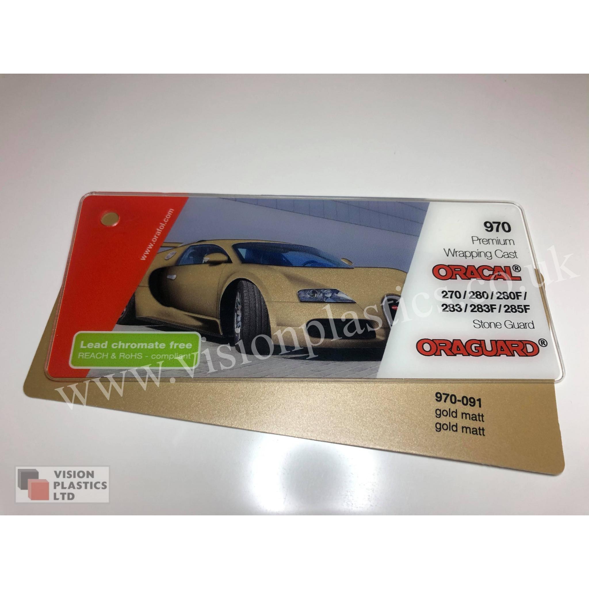 1520mm Wide Oracal 970 Rapid Air Premium Wrapping Cast Vinyl Gold 091 1520mm-wide-oracal-970-rapid-air-premium-wrapping-cast-vinyl-gold-091