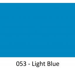 630mm Wide Oracal 641M Economy Calendered Vinyl - Light Blue 053 Matt