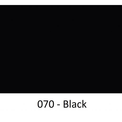630mm Wide Gloss Black 070 Oracal 751 Cast Sign Vinyl