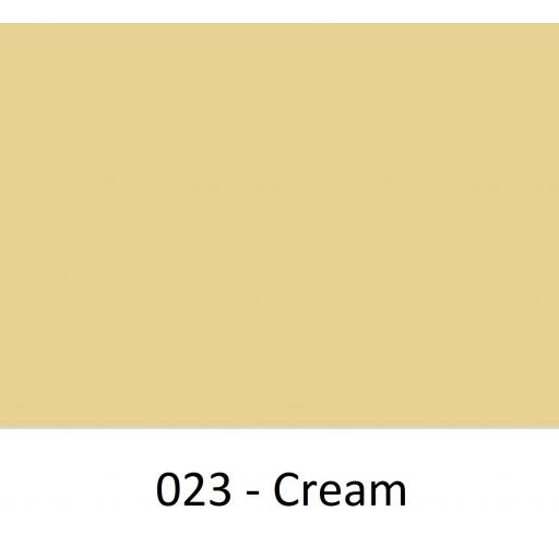630mm Wide Cream 023 Gloss Finish Oracal 751 Cast Sign Vinyl