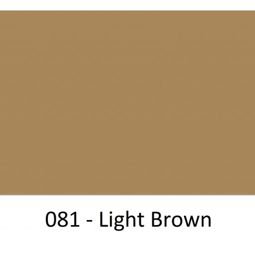Oracal 751 Cast Vinyl 081 Light Brown 630mm Wide (Self Adhesive)