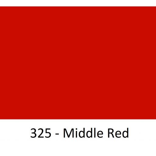 630mm Wide Middle Red 325 Gloss Finish Oracal 751 Cast Sign Vinyl