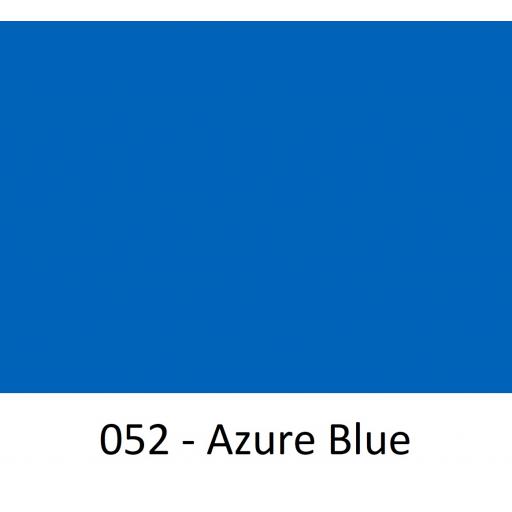 1260mm Wide Azure Blue 052 Gloss Finish Oracal 751 Cast Sign Vinyl