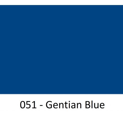 1260mm Wide Oracal 651 Matt Series Intermediate Cal Vinyl - Gentian Blue 051