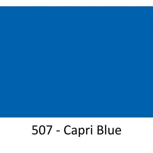 Oracal 751 Cast Vinyl 507 Capri Blue 630mm Wide (Self Adhesive)