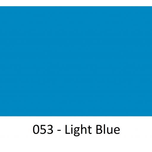 1260mm Wide Light Blue 053 Gloss Finish Oracal 751 Cast Sign Vinyl