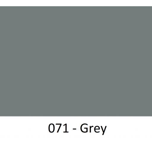 630mm Wide Gloss Finish Grey 071 Oracal 751 Cast Sign Vinyl