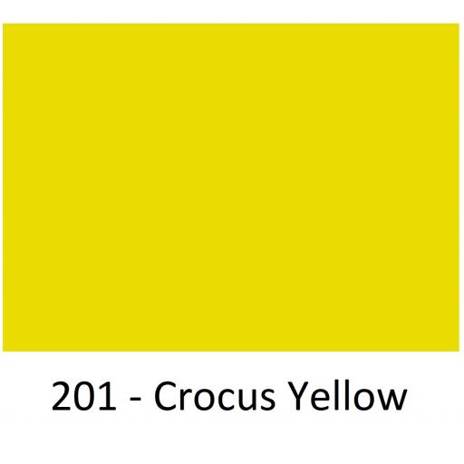 630mm Wide Oracal 551 Series High Performance Cal Vinyl - Crocus Yellow 201
