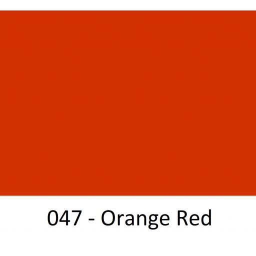 1260mm Wide Oracal 651 Matt Series Intermediate Cal Vinyl - Orange Red 047