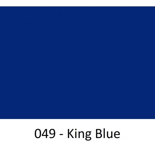 1260mm Wide Oracal 651 Matt Series Intermediate Cal Vinyl - King Blue 049