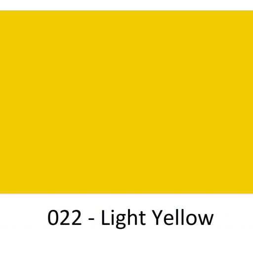 1260mm Wide Oracal 651 Matt Series Intermediate Cal Vinyl - Light Yellow 022