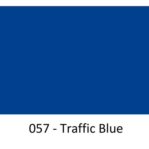 1260mm Wide Oracal 651 Matt Series Intermediate Cal Vinyl - Traffic Blue 057