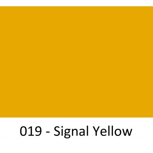 1260mm Wide Oracal 651 Matt Series Intermediate Cal Vinyl - Signal Yellow 019