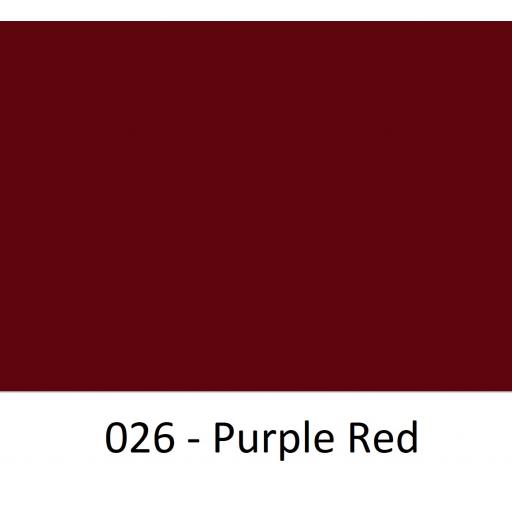 Oracal 651 Series CAD/CAM Plotter Vinyl Gloss 026 Purple Red 1260mm Wide