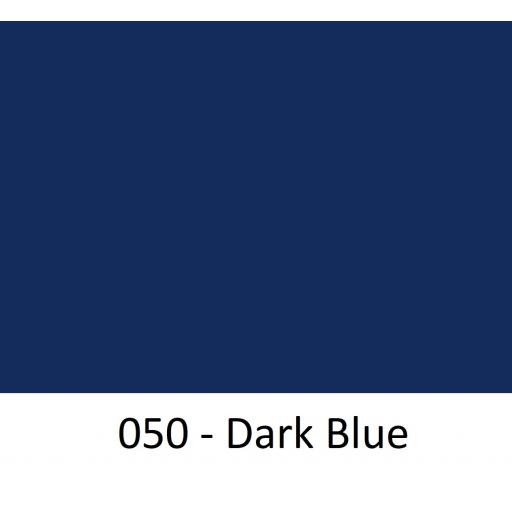 1260mm Wide Oracal 651 Matt Series Intermediate Cal Vinyl - Dark Blue 050
