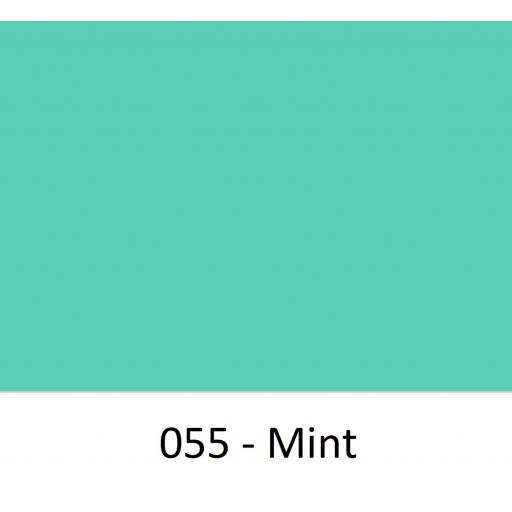 630mm Wide Mint 055 Gloss Finish Oracal 751 Cast Sign Vinyl