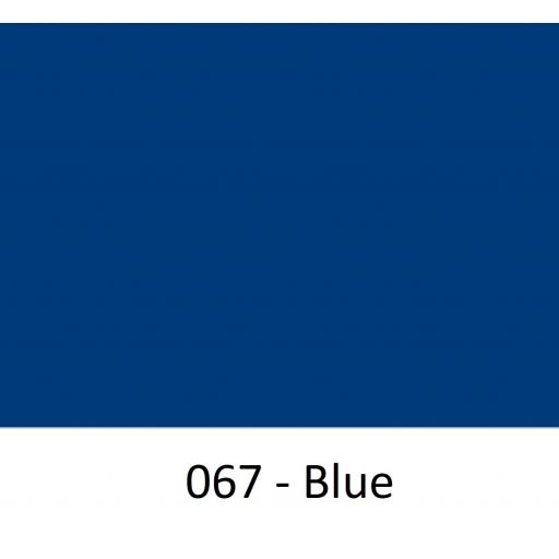 1260mm Wide Oracal 651 Matt Series Intermediate Cal Vinyl - Blue 067