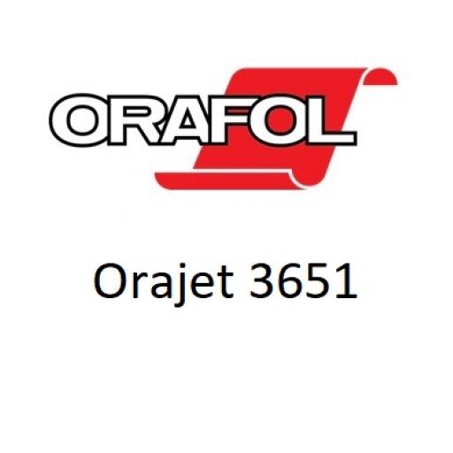1520mm Wide Orajet 3651 Digital Printing Vinyl - Gloss White Grey Backed - 50 Mtr Roll