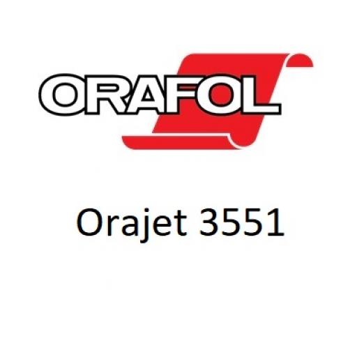 1520mm Wide Orajet 3551 Digital Printing Vinyl - Gloss Clear - Repositionable - 50 Mtr Roll