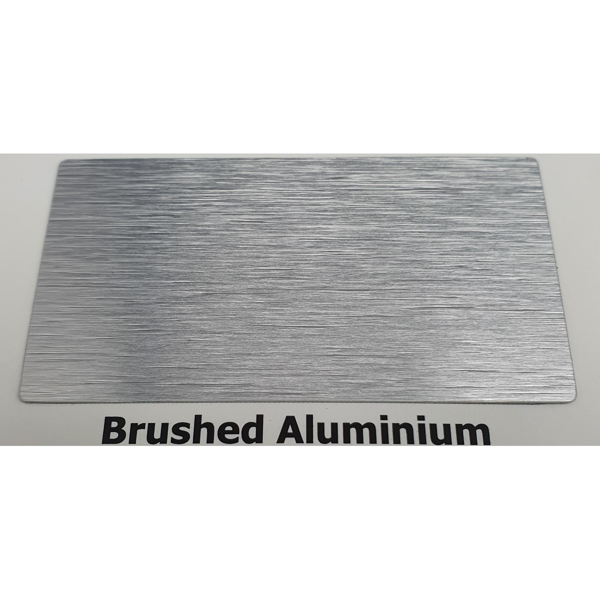 3mm Brushed Silver Finish Composite 2440 x 1220