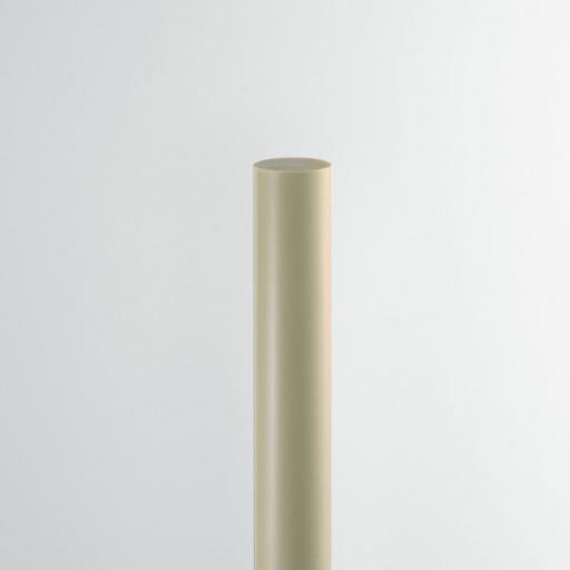 200mm Diameter Beige Polypropylene Rod x 1 Metre Long
