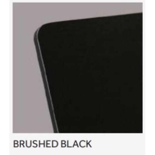 2440mm x 1220mm x 3mm Brushed Black Aluminium Composite Sheet