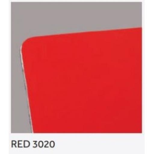 2440mm x 1220mm x 3mm Red Aluminium Composite Sheet (Gloss/Matt)