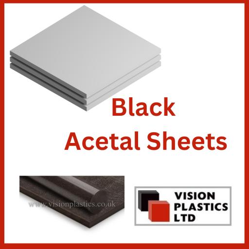 Black Acetal Sheet Options