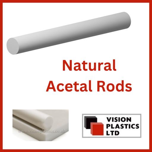 Natural Acetal Rod Options